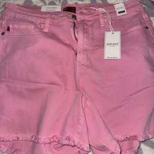 Judy Blue Women's Vibrant Pink Jean Shorts